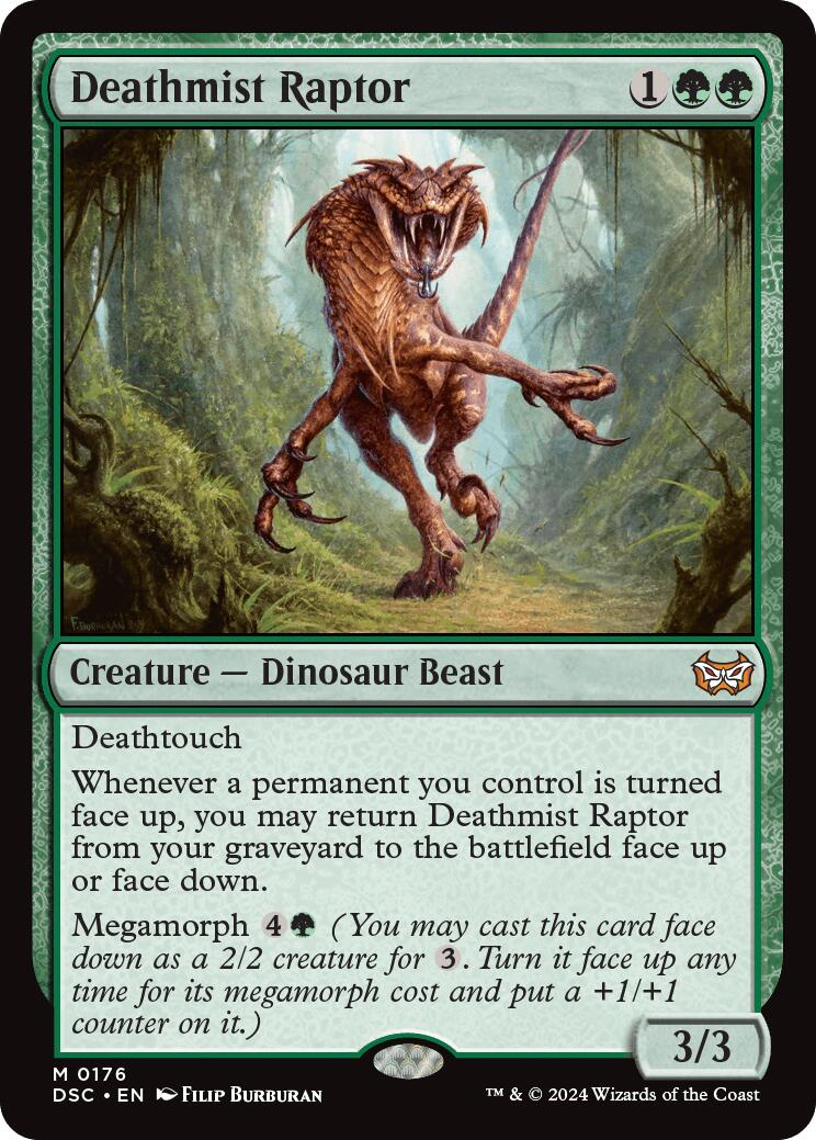 Deathmist Raptor [Duskmourn: House of Horror Commander] | Odin's Place