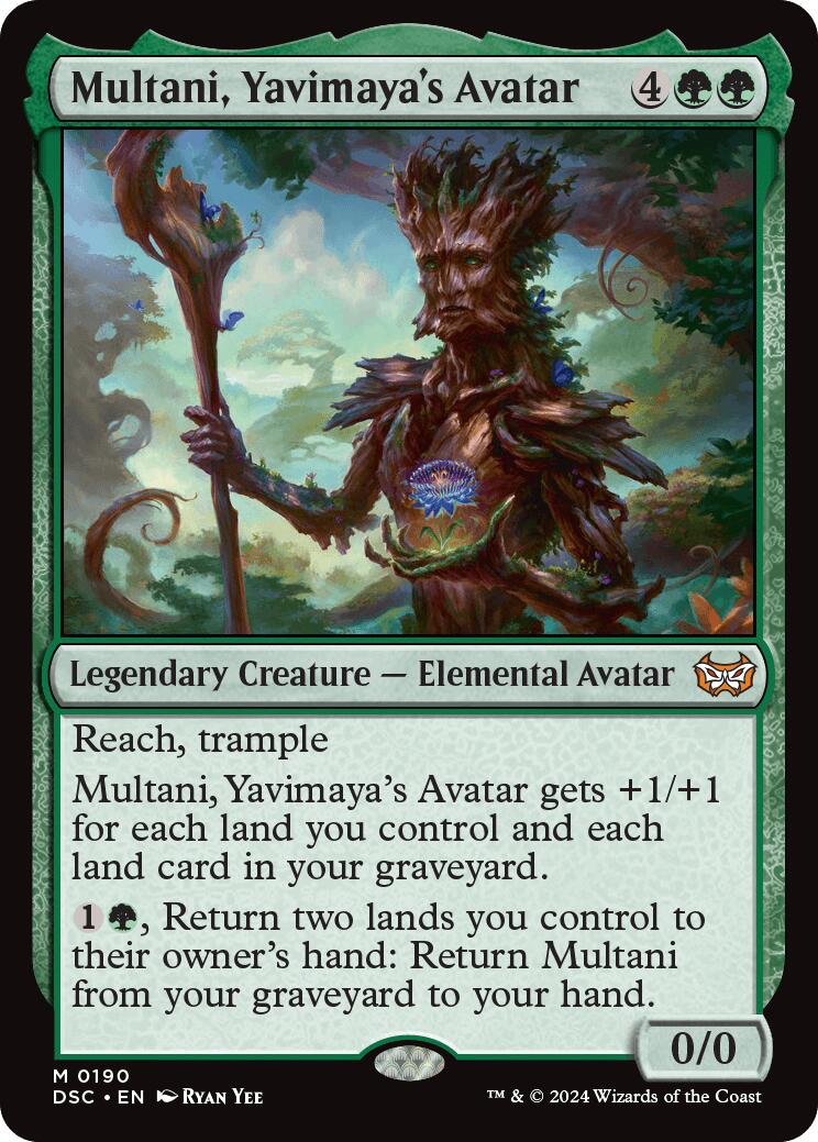 Multani, Yavimaya's Avatar [Duskmourn: House of Horror Commander] | Odin's Place