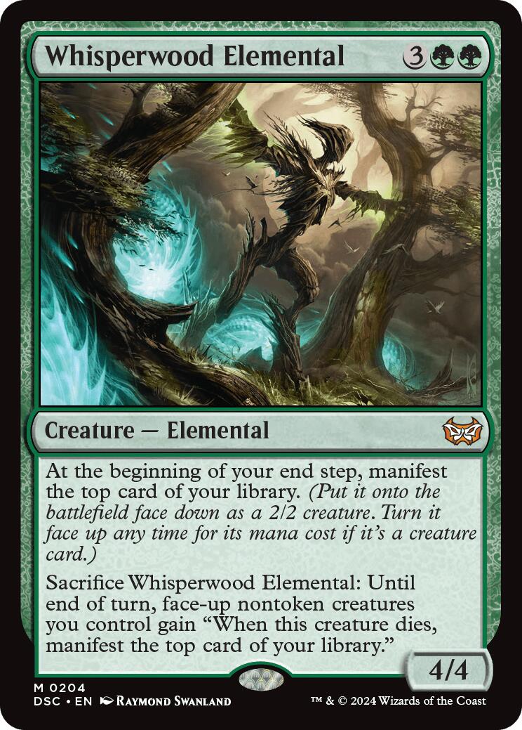 Whisperwood Elemental [Duskmourn: House of Horror Commander] | Odin's Place