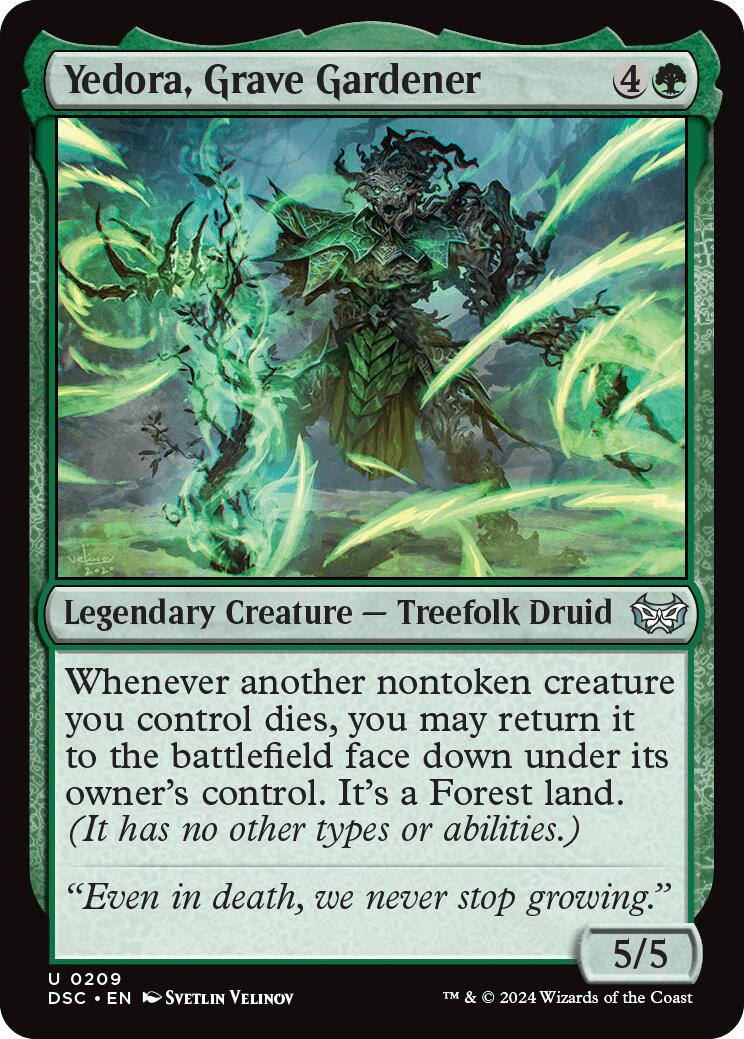 Yedora, Grave Gardener [Duskmourn: House of Horror Commander] | Odin's Place