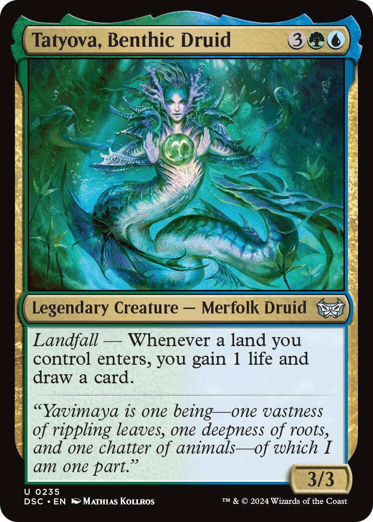 Tatyova, Benthic Druid [Duskmourn: House of Horror Commander] | Odin's Place