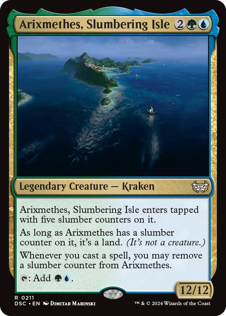 Arixmethes, Slumbering Isle [Duskmourn: House of Horror Commander] | Odin's Place