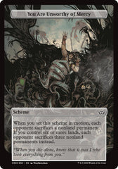 You Are Unworthy of Mercy (Full Art) [Duskmourn: Archenemy] | Odin's Place
