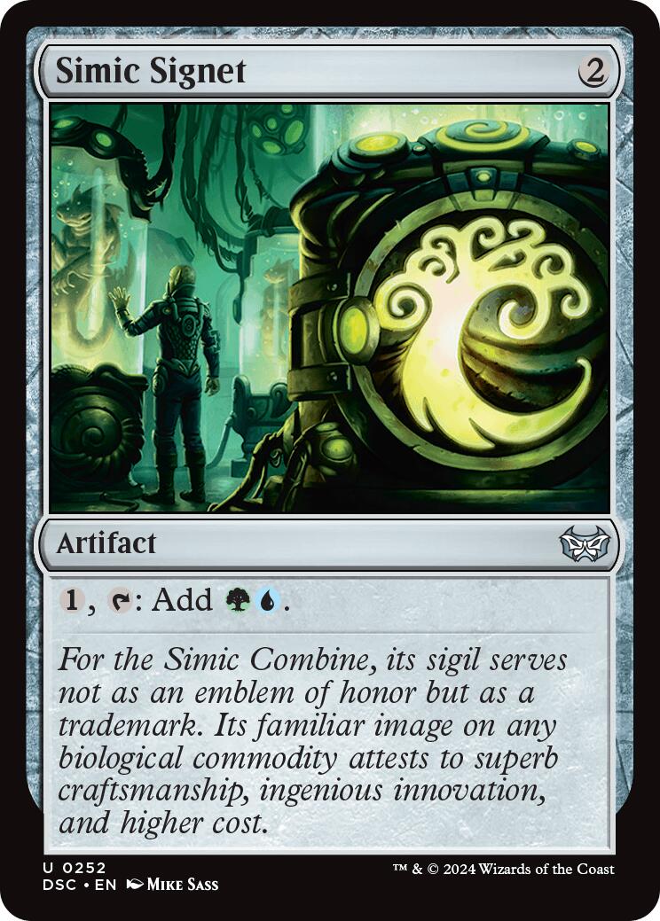 Simic Signet [Duskmourn: House of Horror Commander] | Odin's Place