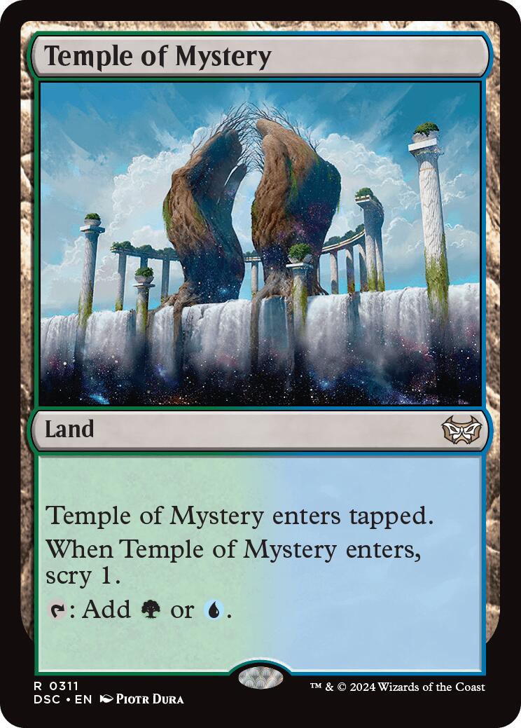 Temple of Mystery [Duskmourn: House of Horror Commander] | Odin's Place
