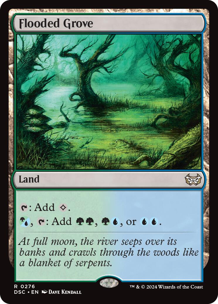Flooded Grove [Duskmourn: House of Horror Commander] | Odin's Place