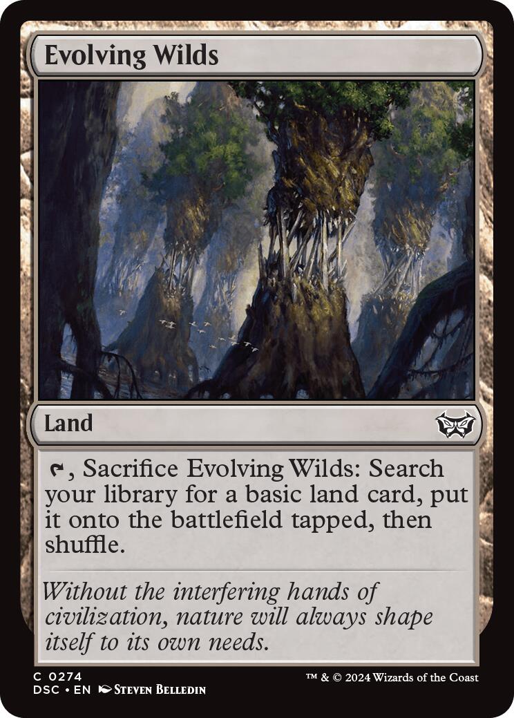 Evolving Wilds [Duskmourn: House of Horror Commander] | Odin's Place