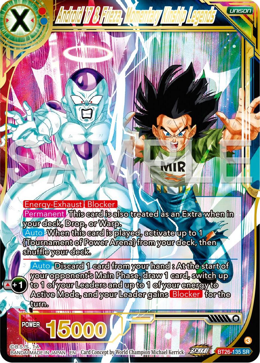 Android 17 & Frieza, Momentary Kinship Legends (BT26-135) [Ultimate Advent] | Odin's Place