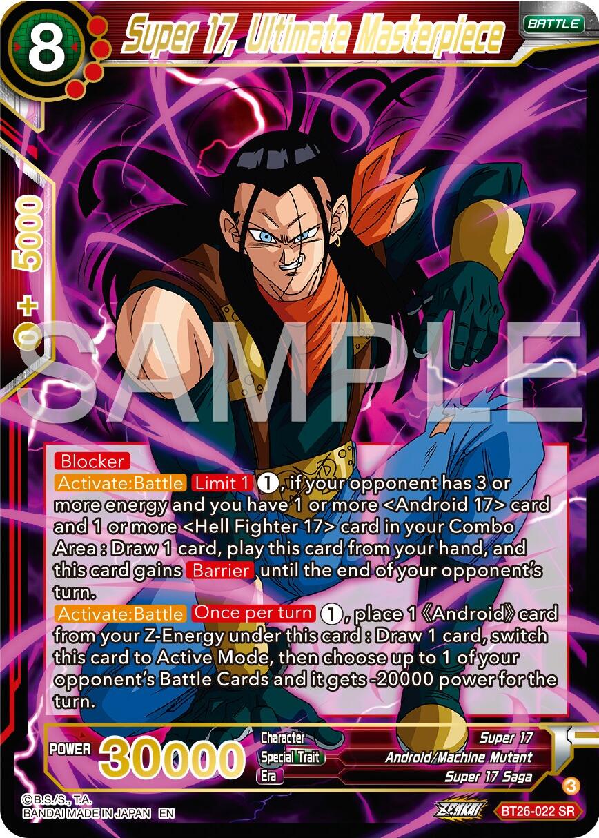Super 17, Ultimate Masterpiece (BT26-022) [Ultimate Advent] | Odin's Place