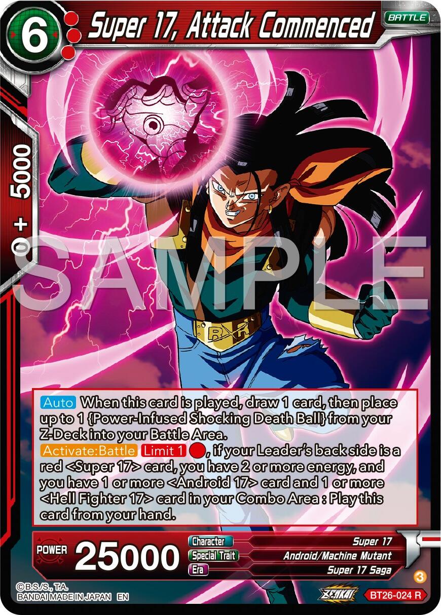 Super 17, Attack Commenced (BT26-024) [Ultimate Advent] | Odin's Place