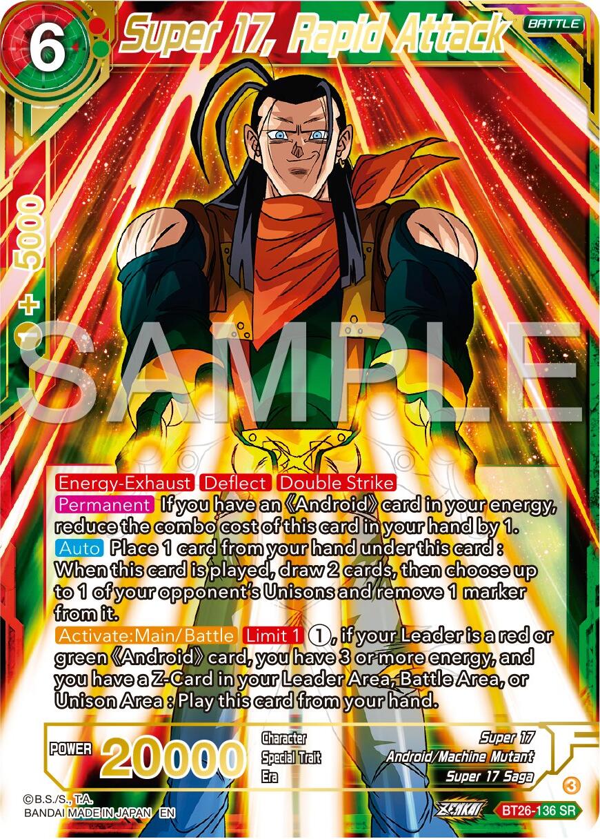 Super 17, Rapid Attack (BT26-136) [Ultimate Advent] | Odin's Place