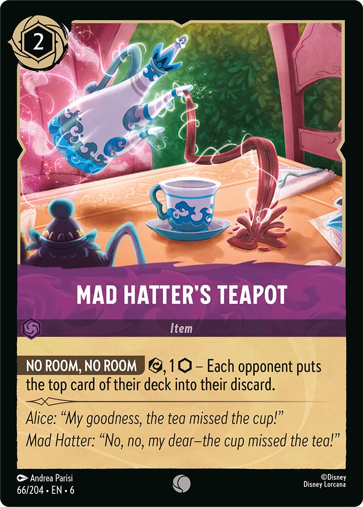 Mad Hatter's Teapot (66/204) [Azurite Sea] | Odin's Place