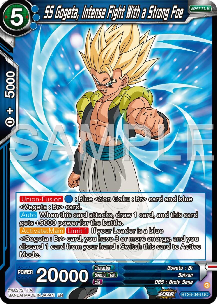 SS Gogeta, Intense Fight With a Strong Foe (BT26-046) [Ultimate Advent] | Odin's Place
