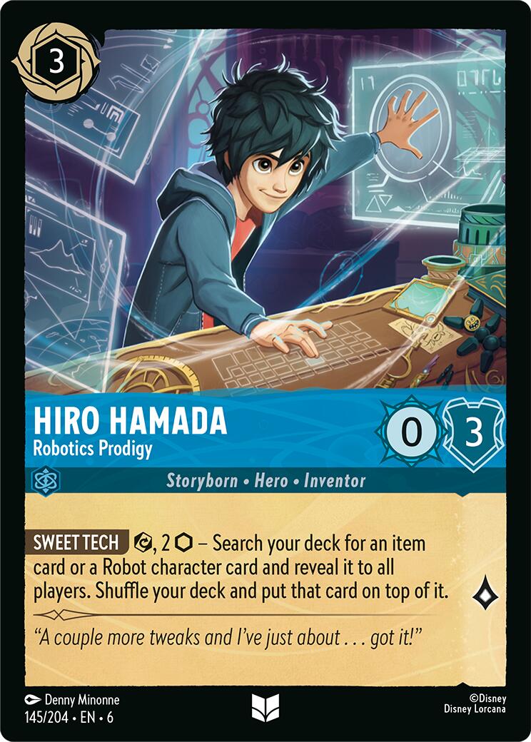 Hiro Hamada - Robotics Prodigy (145/204) [Azurite Sea] | Odin's Place