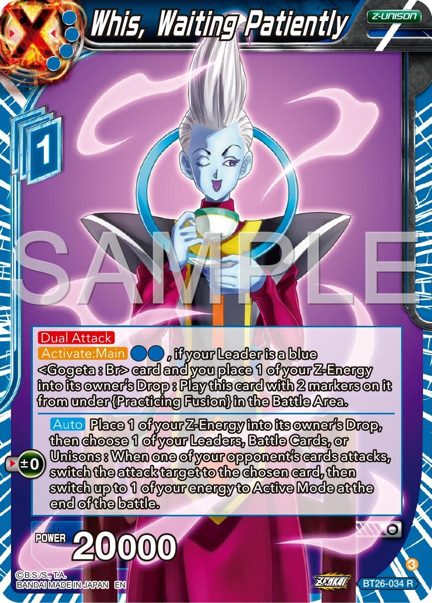 Whis, Waiting Patiently (BT26-034) [Ultimate Advent] | Odin's Place