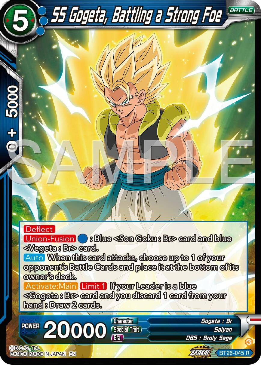 SS Gogeta, Battling a Strong Foe (BT26-045) [Ultimate Advent] | Odin's Place