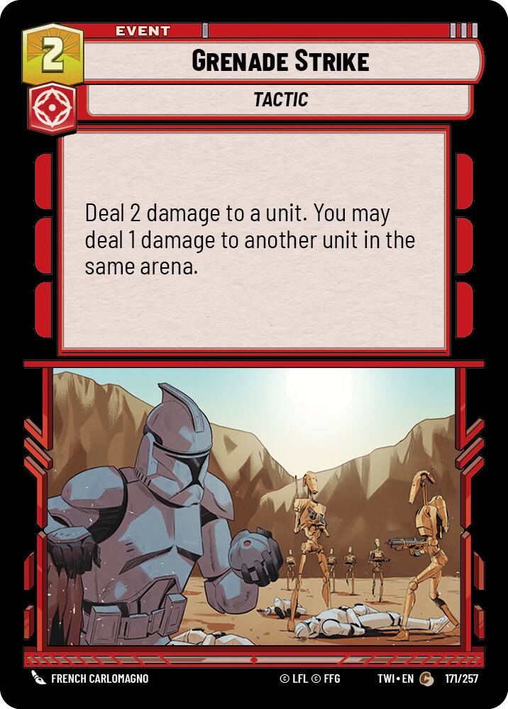 Grenade Strike (171/257) (171/257) [Twilight of the Republic] | Odin's Place