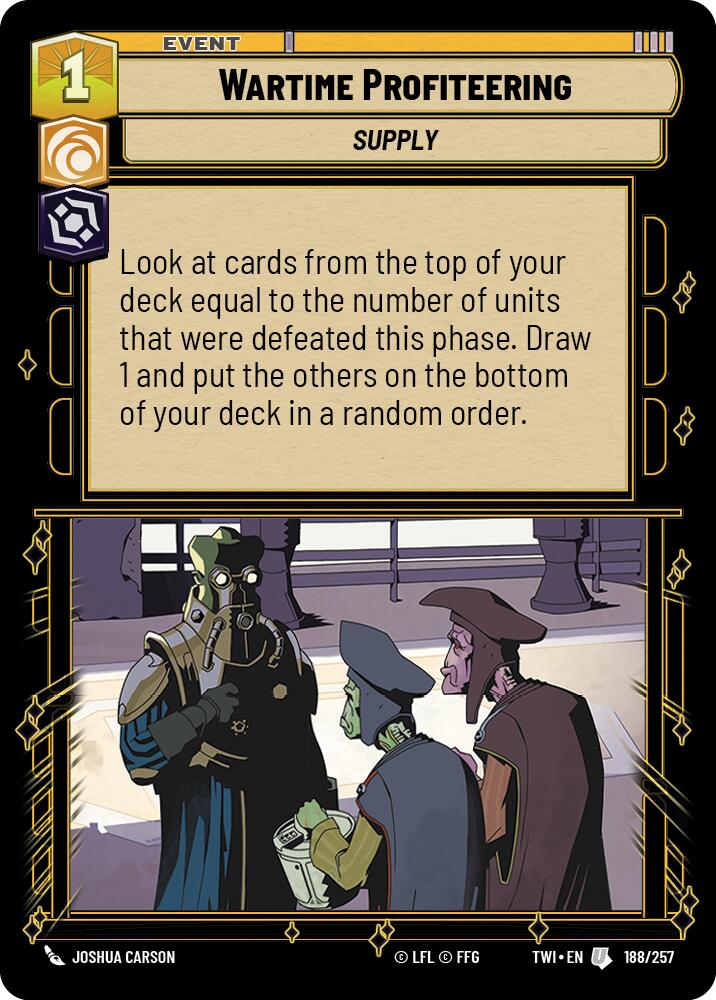 Wartime Profiteering (188/257) (188/257) [Twilight of the Republic] | Odin's Place