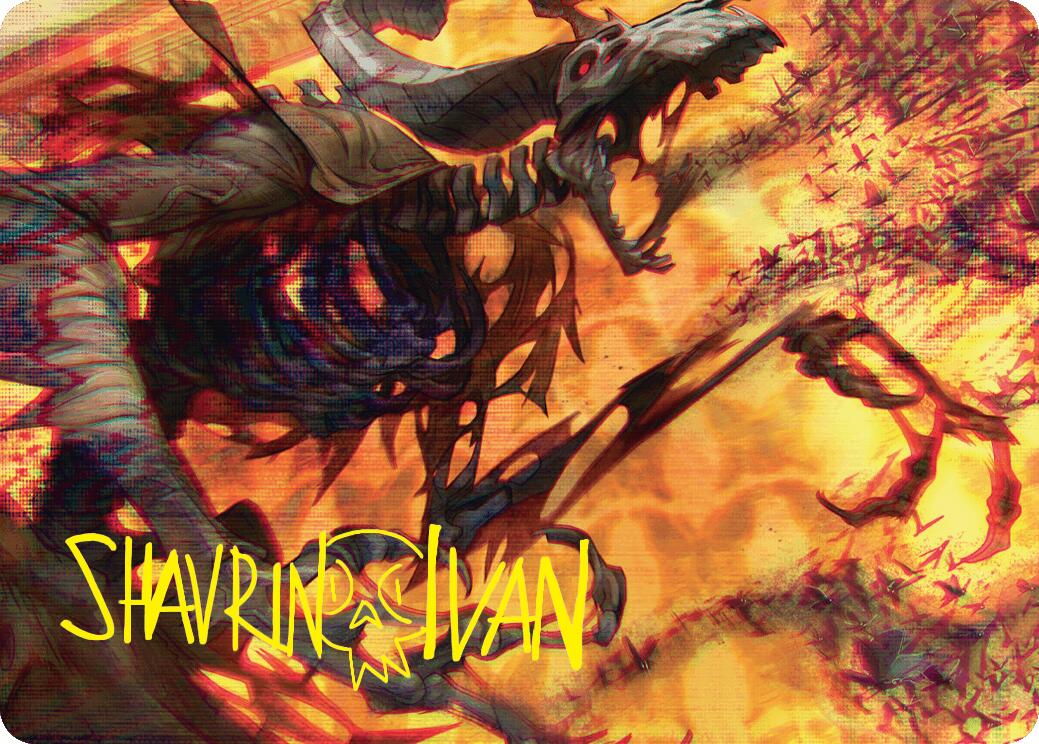 Unwanted Remake Art Card (Gold-Stamped Signature) [Duskmourn: House of Horror Art Series] | Odin's Place