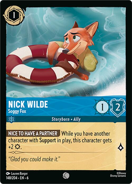 Nick Wilde - Soggy Fox (148/204) [Azurite Sea] | Odin's Place