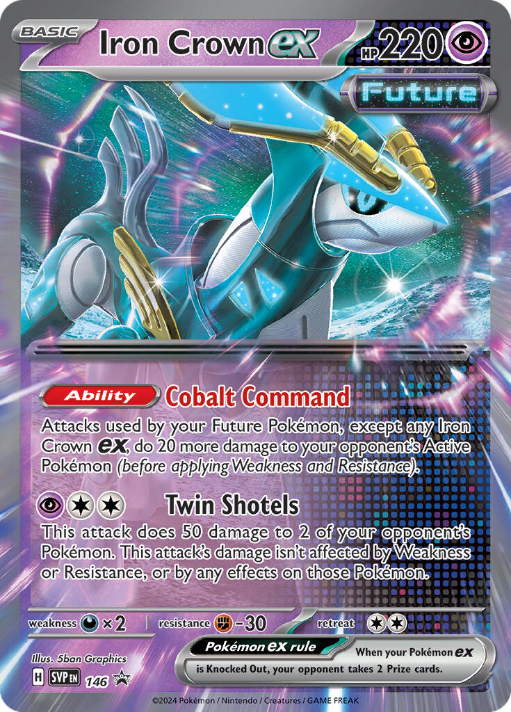 Iron Crown ex (146) [Scarlet & Violet: Black Star Promos] | Odin's Place