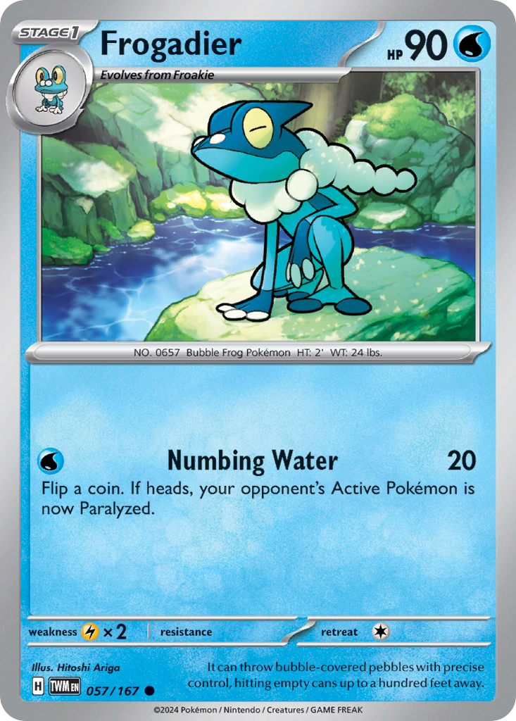 Frogadier (057/167) [Scarlet & Violet: Twilight Masquerade] | Odin's Place