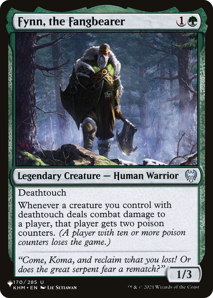 Fynn, the Fangbearer [The List] | Odin's Place