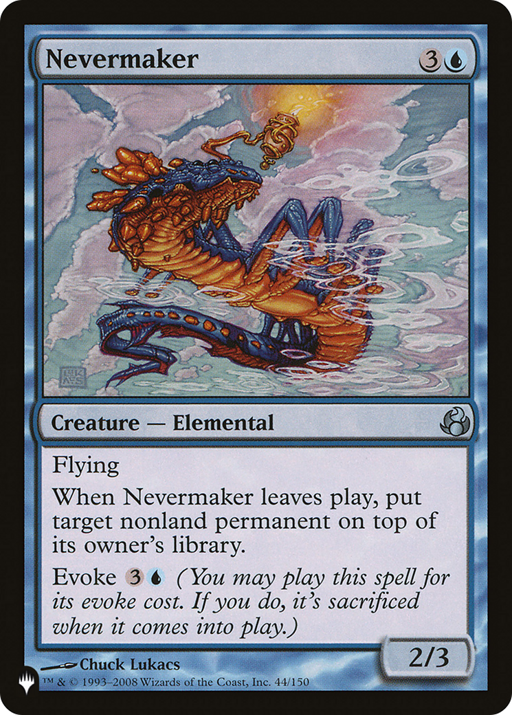 Nevermaker [The List] | Odin's Place