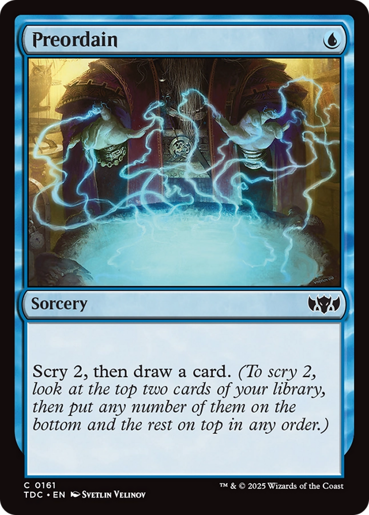 Preordain [Tarkir: Dragonstorm Commander] | Odin's Place