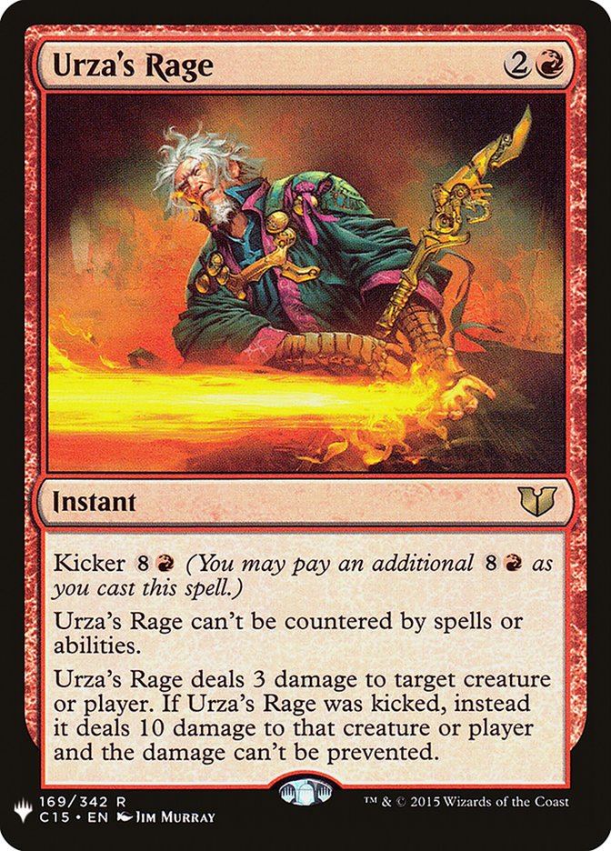 Urza's Rage [The List] | Odin's Place