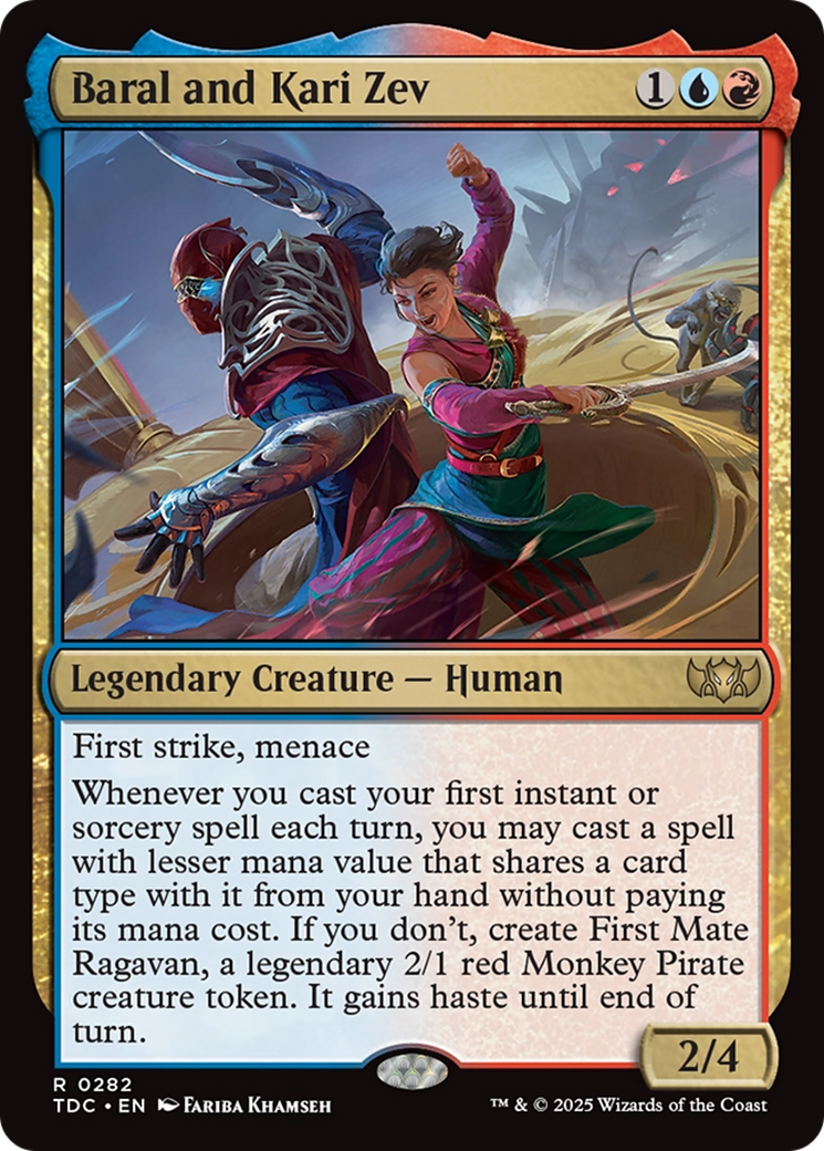 Baral and Kari Zev [Tarkir: Dragonstorm Commander] | Odin's Place