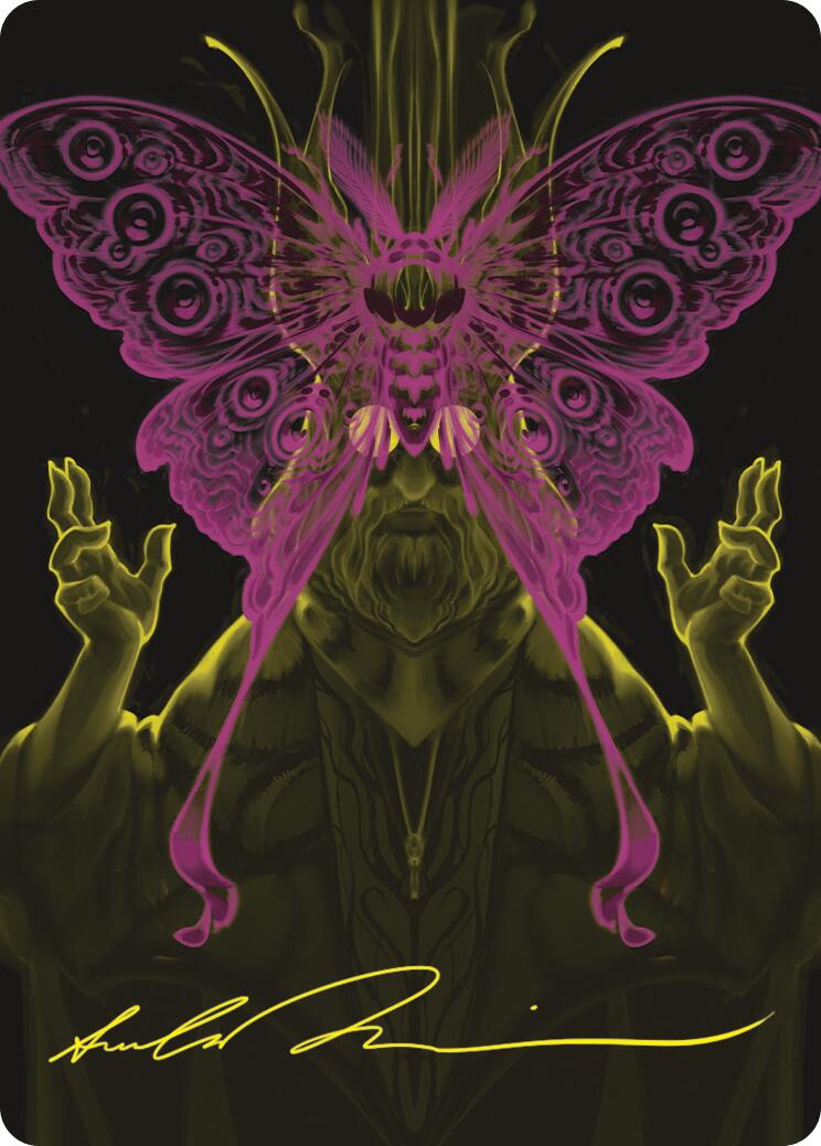Victor, Valgavoth's Seneschal Art Card (44/54) (Gold-Stamped Signature) [Duskmourn: House of Horror Art Series] | Odin's Place
