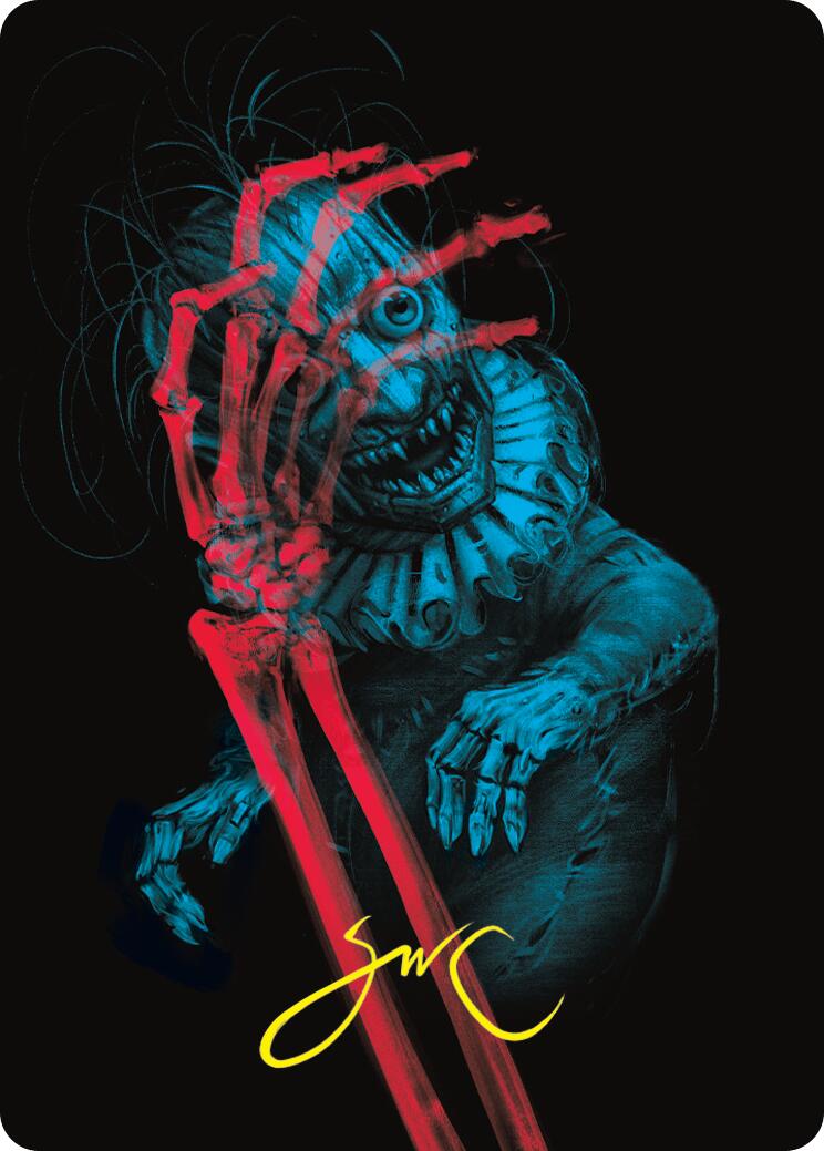 Marvin, Murderous Mimic Art Card (Gold-Stamped Signature) [Duskmourn: House of Horror Art Series] | Odin's Place
