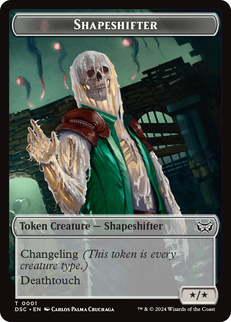 Shapeshifter // Insect (0022) Double-Sided Token [Duskmourn: House of Horror Commander Tokens] | Odin's Place