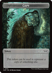 Shark // Copy Double-Sided Token [Duskmourn: House of Horror Commander Tokens] | Odin's Place