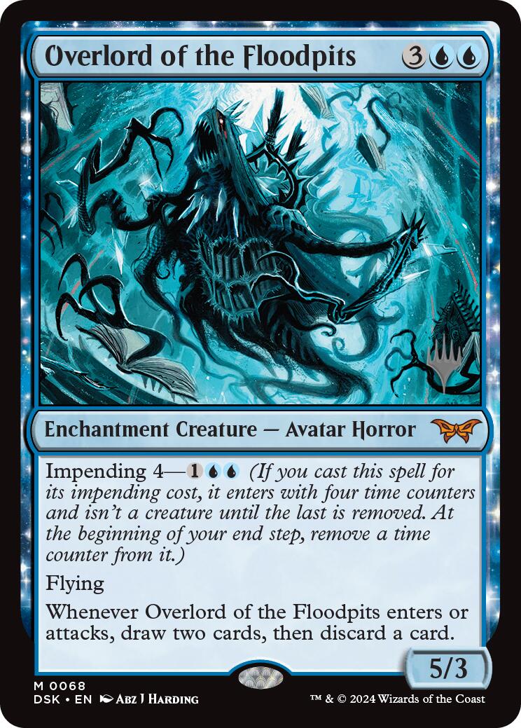 Overlord of the Floodpits (Promo Pack) [Duskmourn: House of Horror Promos] | Odin's Place