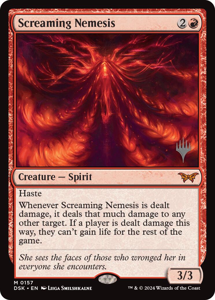 Screaming Nemesis (Promo Pack) [Duskmourn: House of Horror Promos] | Odin's Place