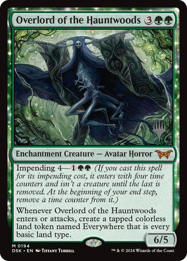Overlord of the Hauntwoods (Promo Pack) [Duskmourn: House of Horror Promos] | Odin's Place