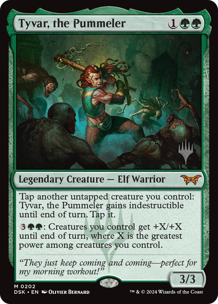 Tyvar, the Pummeler (Promo Pack) [Duskmourn: House of Horror Promos] | Odin's Place