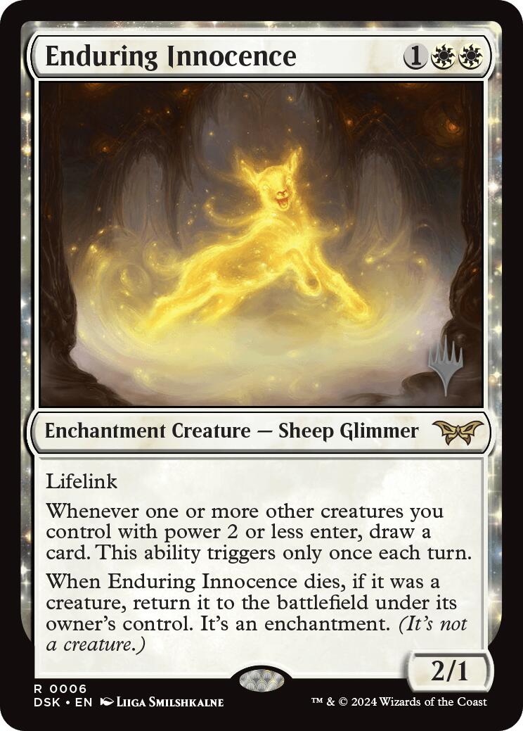 Enduring Innocence (Promo Pack) [Duskmourn: House of Horror Promos] | Odin's Place