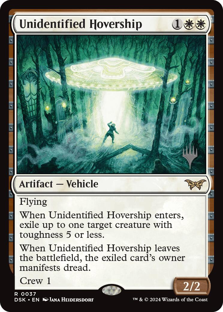 Unidentified Hovership (Promo Pack) [Duskmourn: House of Horror Promos] | Odin's Place