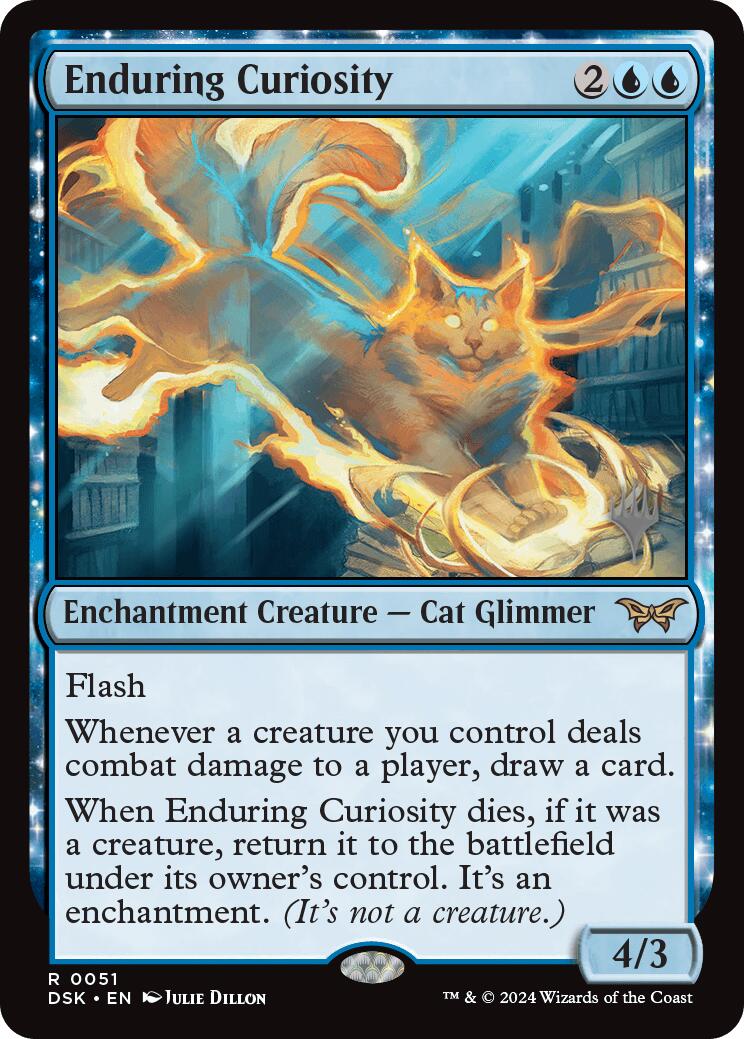 Enduring Curiosity (Promo Pack) [Duskmourn: House of Horror Promos] | Odin's Place