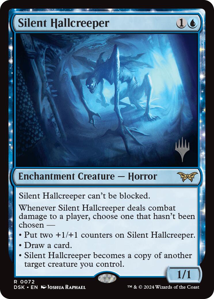Silent Hallcreeper (Promo Pack) [Duskmourn: House of Horror Promos] | Odin's Place