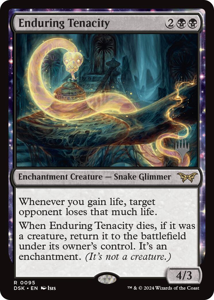 Enduring Tenacity (Promo Pack) [Duskmourn: House of Horror Promos] | Odin's Place
