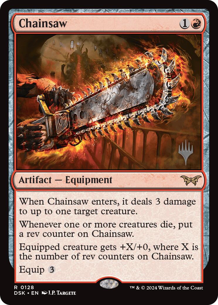 Chainsaw (Promo Pack) [Duskmourn: House of Horror Promos] | Odin's Place