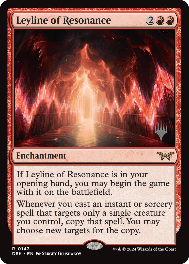 Leyline of Resonance (Promo Pack) [Duskmourn: House of Horror Promos] | Odin's Place