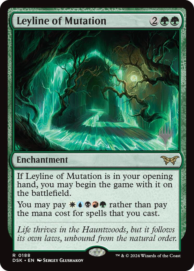 Leyline of Mutation (Promo Pack) [Duskmourn: House of Horror Promos] | Odin's Place