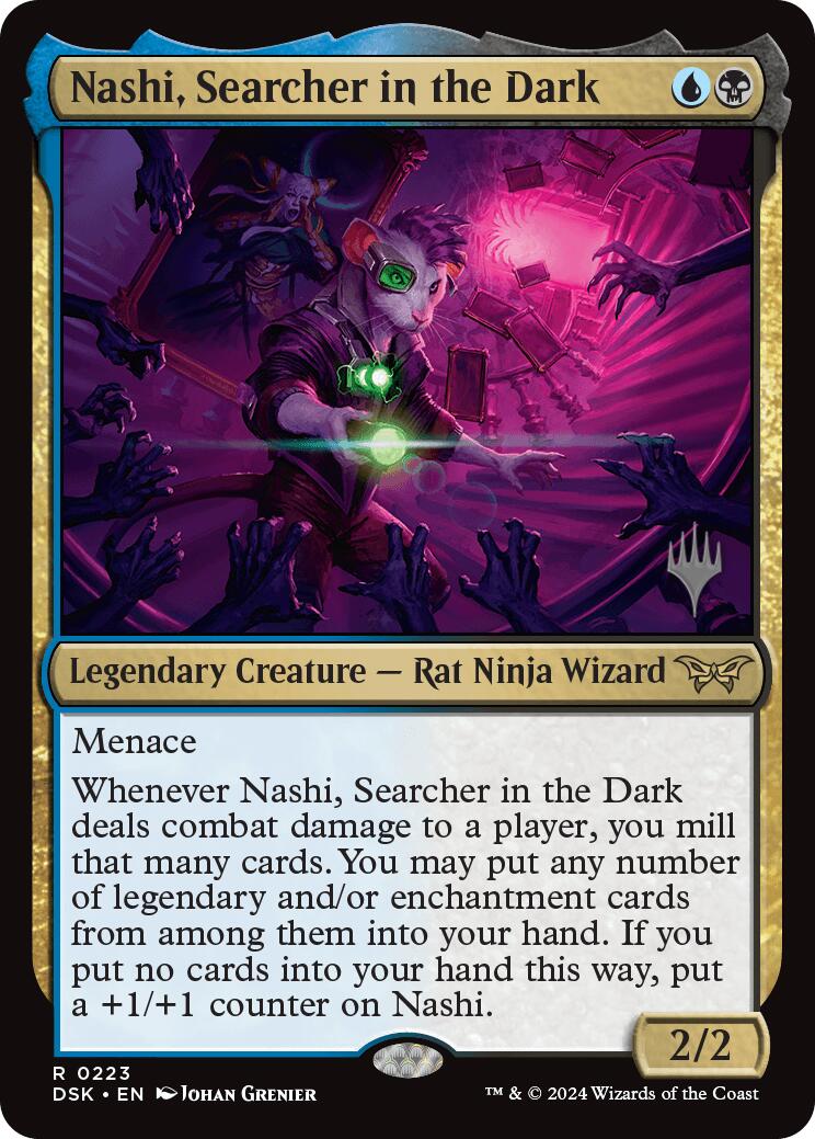 Nashi, Searcher in the Dark (Promo Pack) [Duskmourn: House of Horror Promos] | Odin's Place