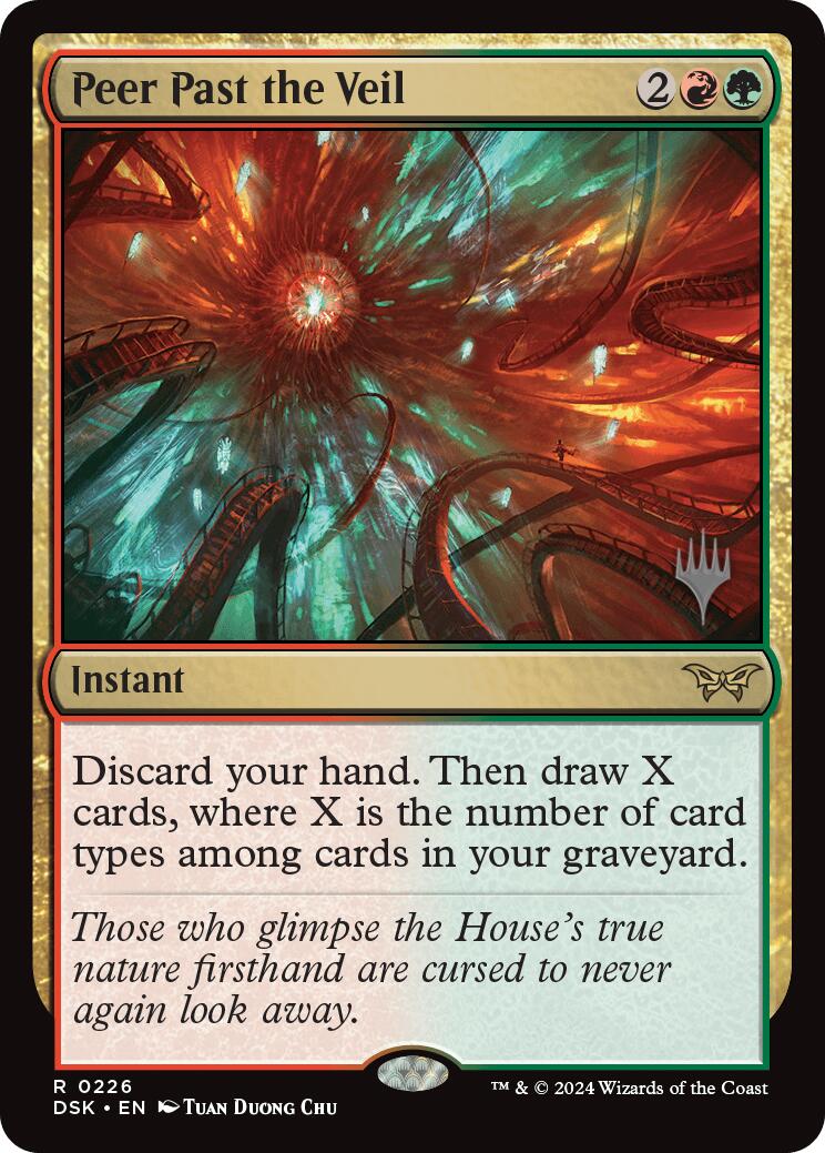 Peer Past the Veil (Promo Pack) [Duskmourn: House of Horror Promos] | Odin's Place