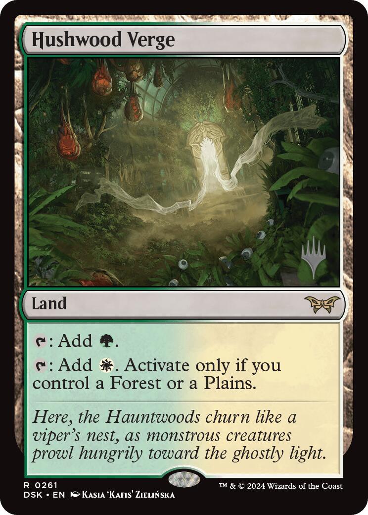 Hushwood Verge (Promo Pack) [Duskmourn: House of Horror Promos] | Odin's Place